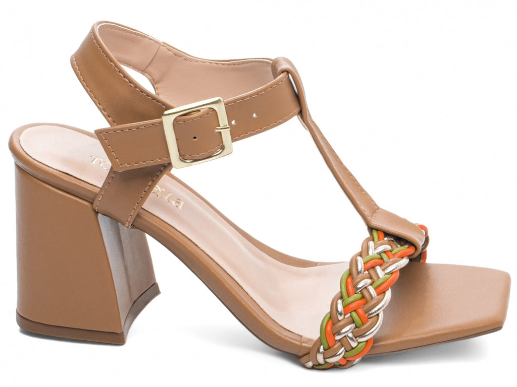 Sandália Feminina Multicolorida