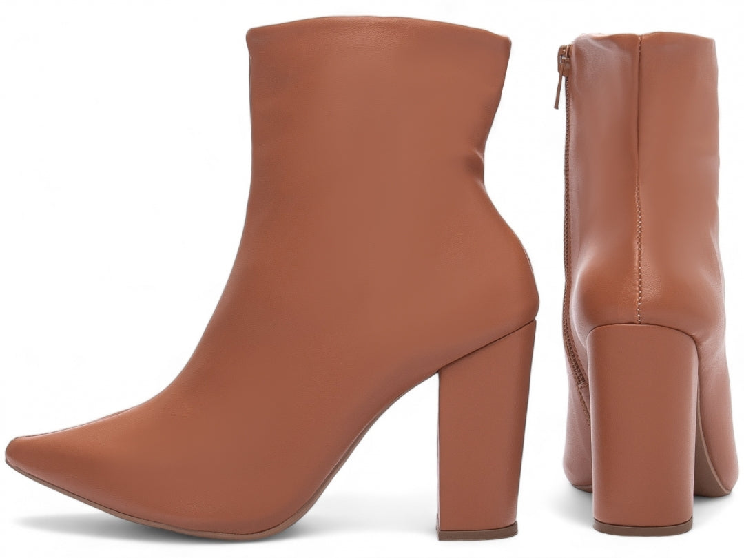 Bota Feminina Cano Curto Marrom