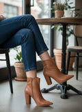 Bota Feminina Cano Curto Marrom